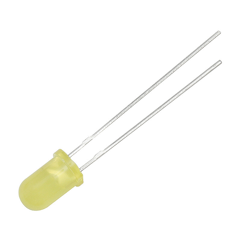 6026- LED-diod 5 mm (matt gul)