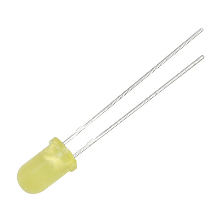 6026- LED-diod 5 mm (matt gul) | HandlaSmidigt.se