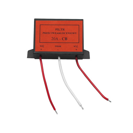 5824- Bilfilter störningsavvisande 20A cb