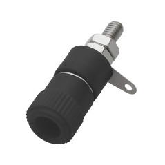 1833 - Bananplugg typ II svart