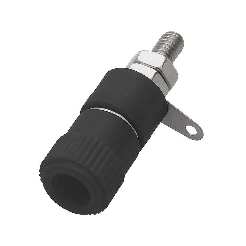 1833 - Bananplugg typ II svart