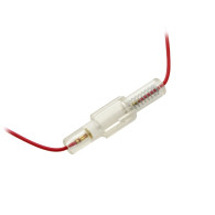 4020- Säkringshållare 30mm med röd kabel 0.75 (sv)