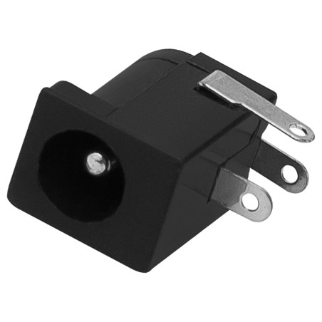 2113- DC-uttag 2,1/5,5 plastmontering