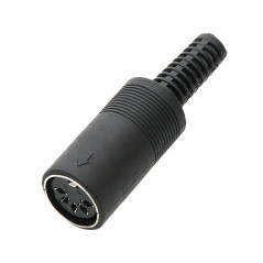 2350-                DIN 180 5-poligt kabeluttag