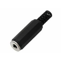 2205- Jackkontakt 3,5 mm till plastkabel