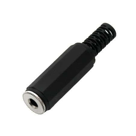 2205- Jackkontakt 3,5 mm till plastkabel