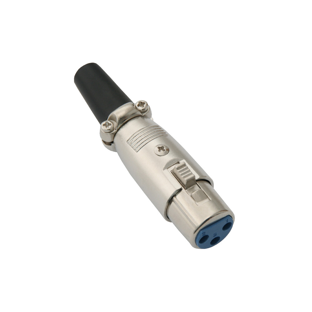 2210- Mikrofonkontakt XLR 3-polig på skruvad kabel. 2210- Mikrofonkontakt XLR 3-polig på skruvad kabel.