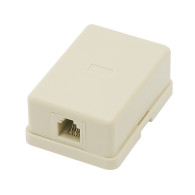 2259- Telefonjack 6p4c (liten enkel dosa)