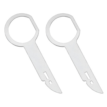 2970 - Nycklar för att demontera radio i Mercedes, VW, Audi.