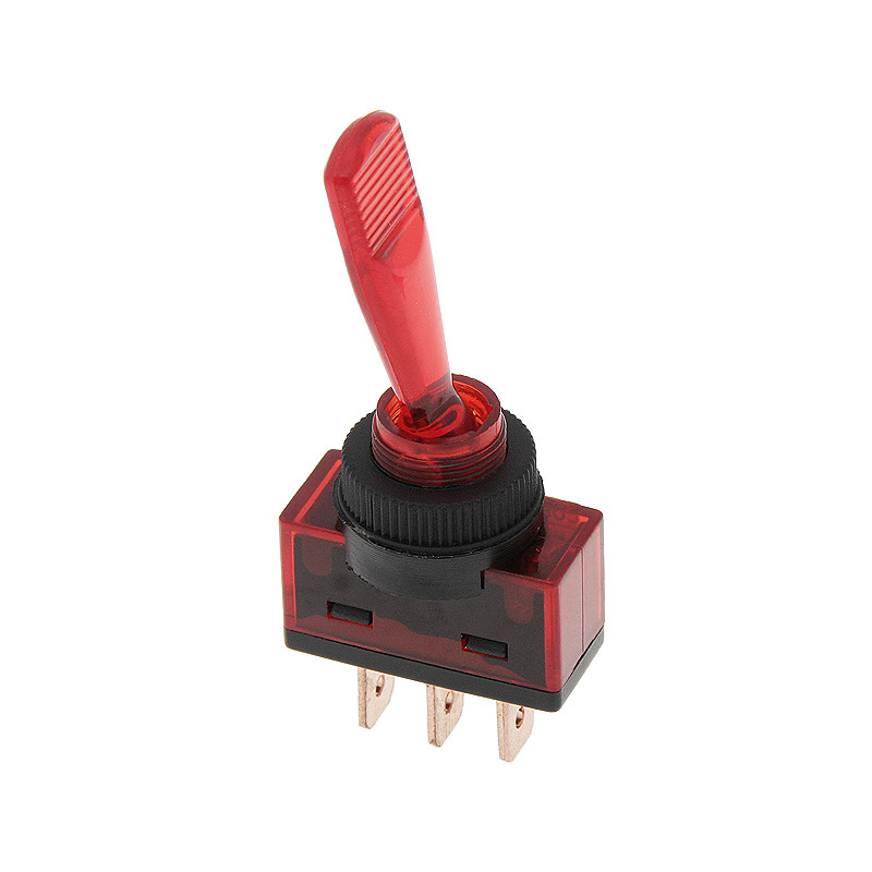 5816- Bilsströmbrytare asw-13 upplyst för fordon 12v 3-pinners