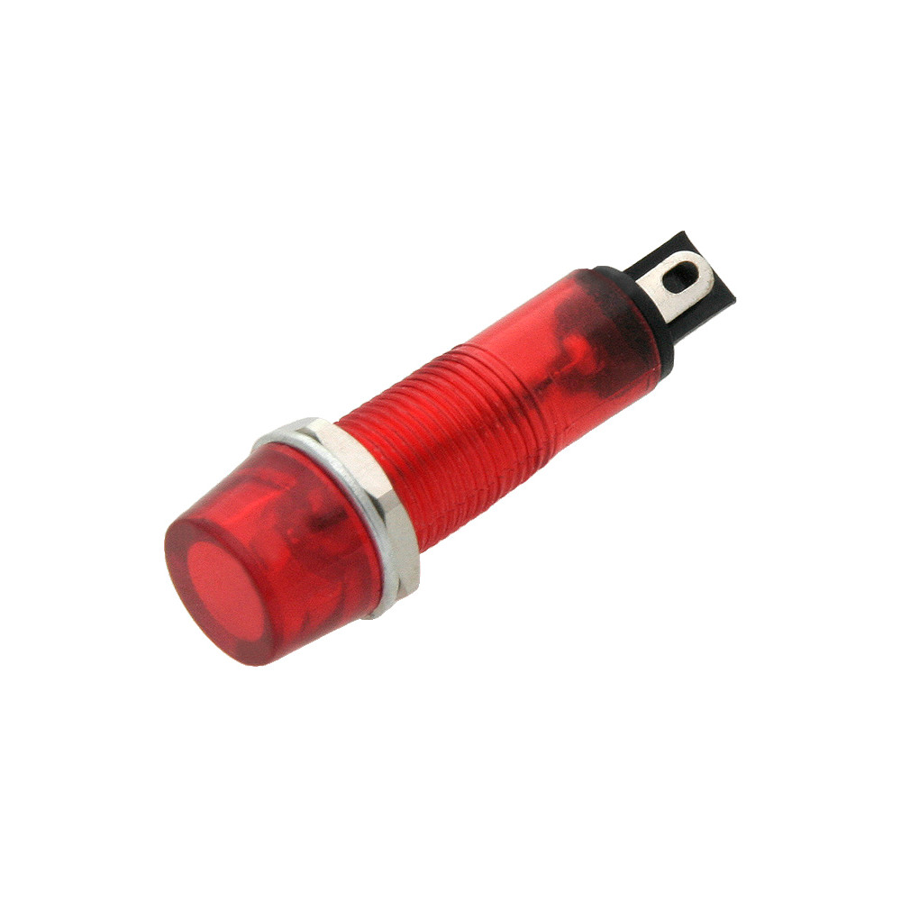 2519 - Neonlampa 6mm (röd) 230v 2519 - Neonlampa 6mm (röd) 230v