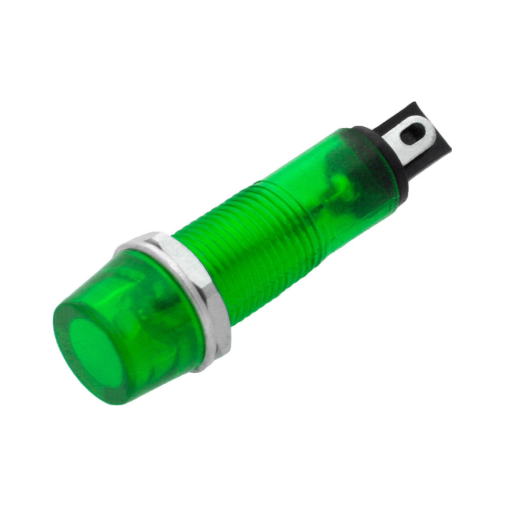 0653- Neonlampa 9mm (grön) 230v 0653- Neonlampa 9mm (grön) 230v