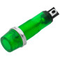 0653- Neonlampa 9mm (grön) 230v