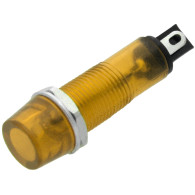 0654- Neonlampa 9mm (gul) 230v