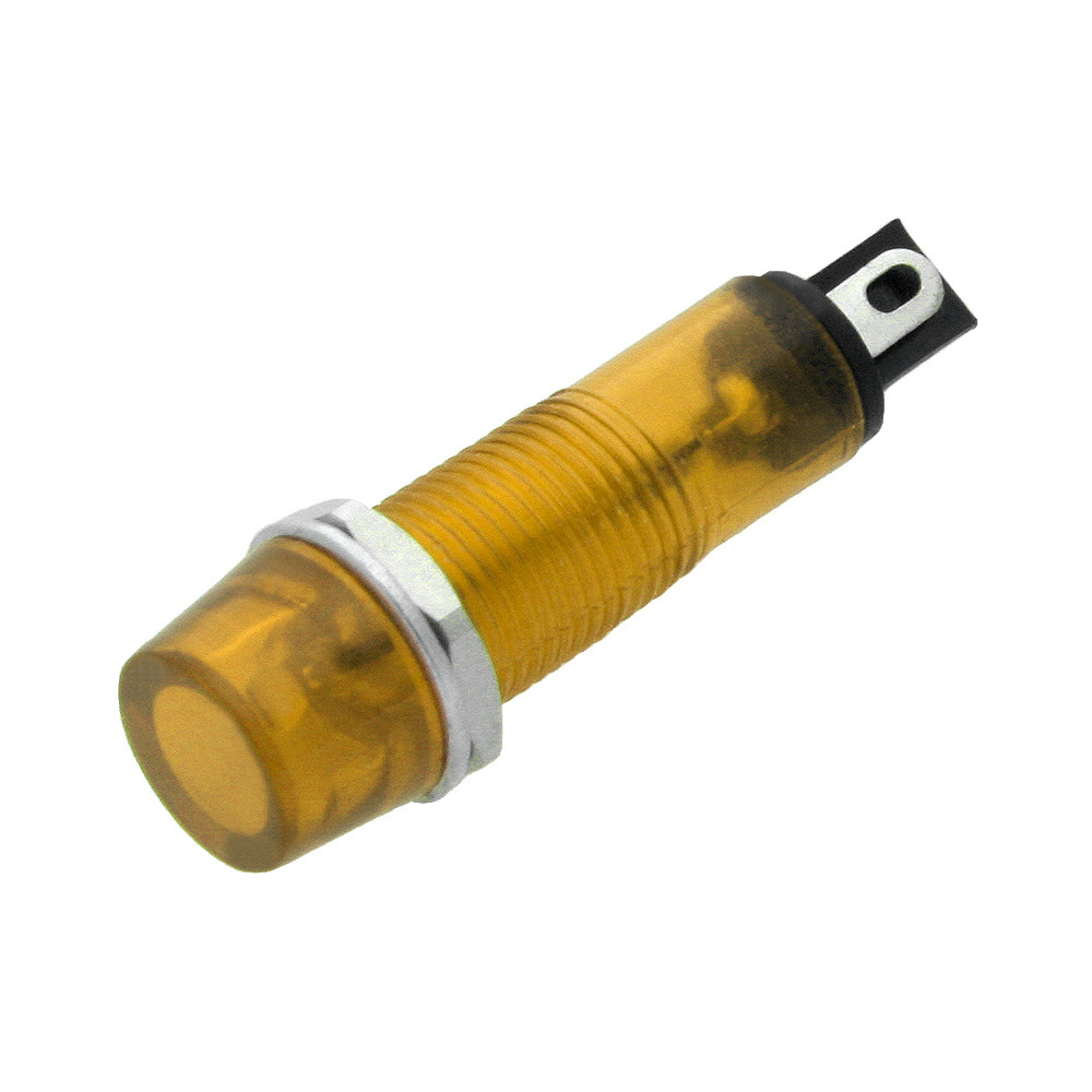 0654- Neonlampa 9mm (gul) 230v 0654- Neonlampa 9mm (gul) 230v