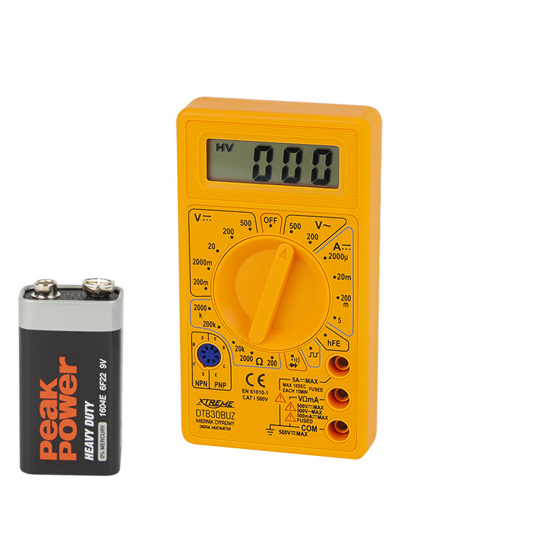 50-001- Digital mätare dt830buz xtreme