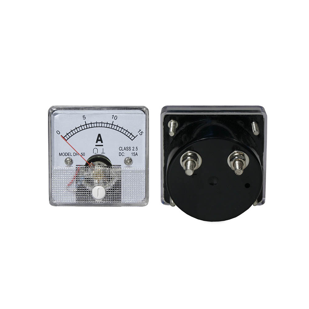 94995 - Analog amperemeter kvadrat 15A + sidokoppling 94995 - Analog amperemeter kvadrat 15A + sidokoppling