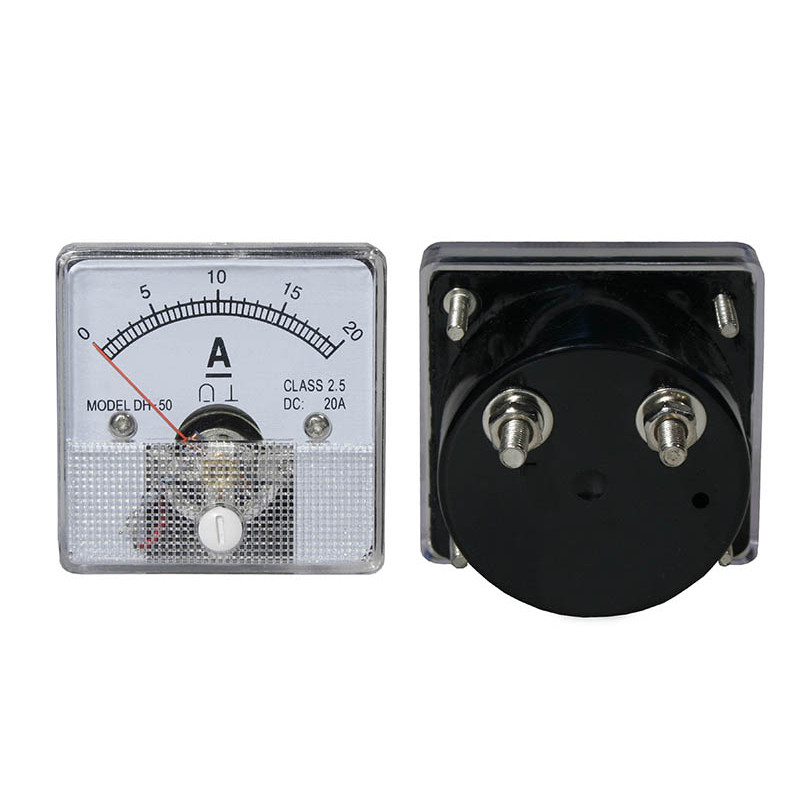 2153 - Analog amperemeter square 20A + shunt