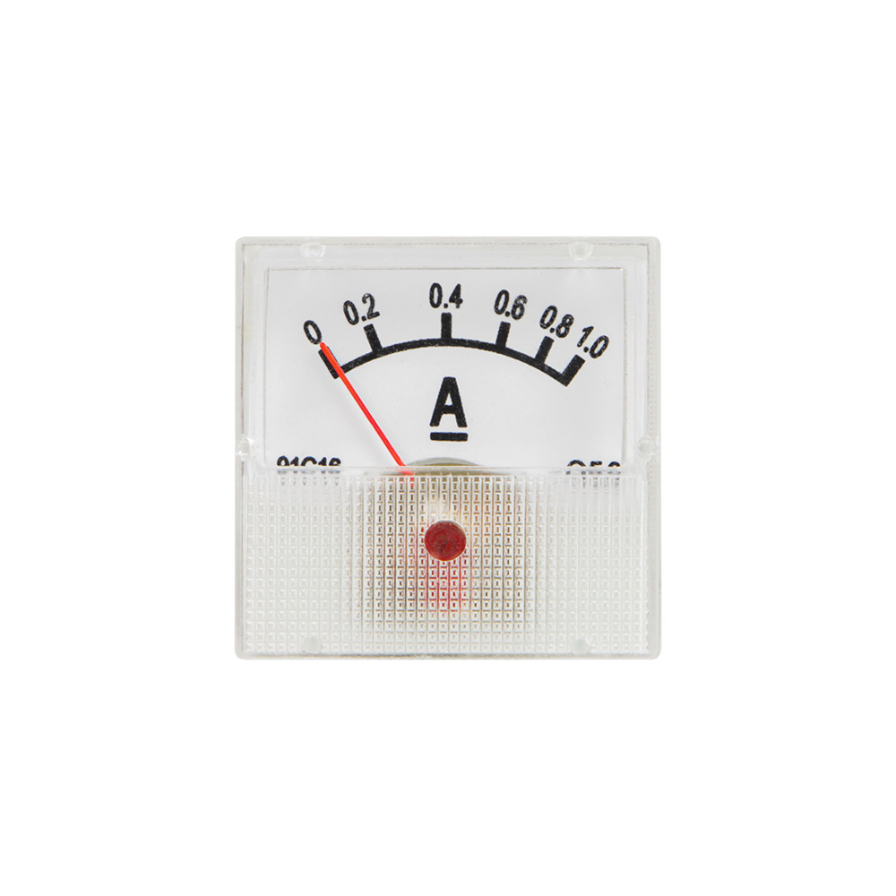 51-501- Analog amperemeter kvadrat mini 1A + sidouttag 51-501- Analog amperemeter kvadrat mini 1A + sidouttag