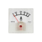 51-501- Analog amperemeter kvadrat mini 1A + sidouttag