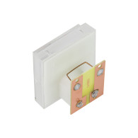 51-501- Analog amperemeter kvadrat mini 1A + sidouttag