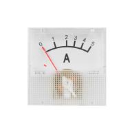 51-505-              Miernik analogowy amperomierz kwadrat mini 5a + bocznik