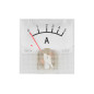 51-505- Analogt amperemeter kvadratisk mini 5A + sidokontakt