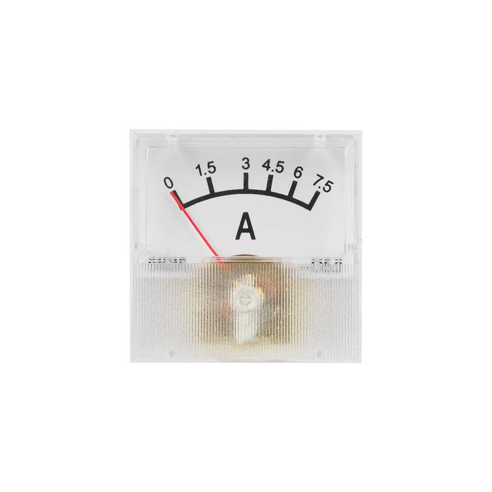 51-507- Analog amperemeter mini 7.5a + sidogrenssnitt 51-507- Analog amperemeter mini 7.5a + sidogrenssnitt