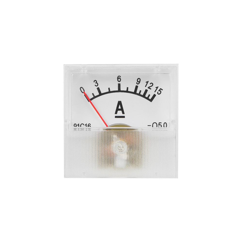 51-515- Analog amperemeter kvadrat mini 15a + sidokopplare 51-515- Analog amperemeter kvadrat mini 15a + sidokopplare