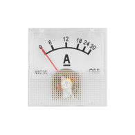 51-530- Analog amperemeter kvadrat mini 30A + sidokopplare