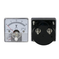 2406- Analog voltmeter square 20V