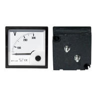 51-330- Miernik analogowy voltomierz kwadrat duży 300v