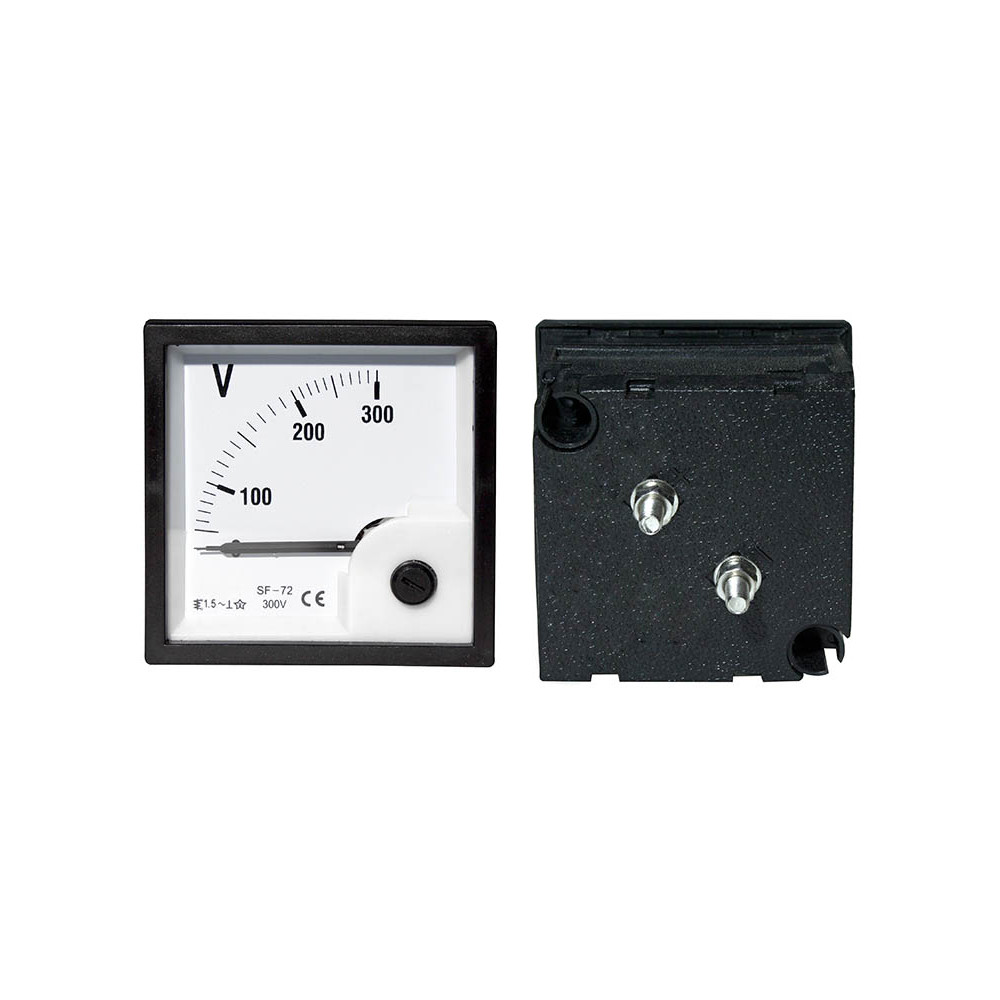 51-330- Analog voltmeter square large 300V 51-330- Analog voltmeter square large 300V