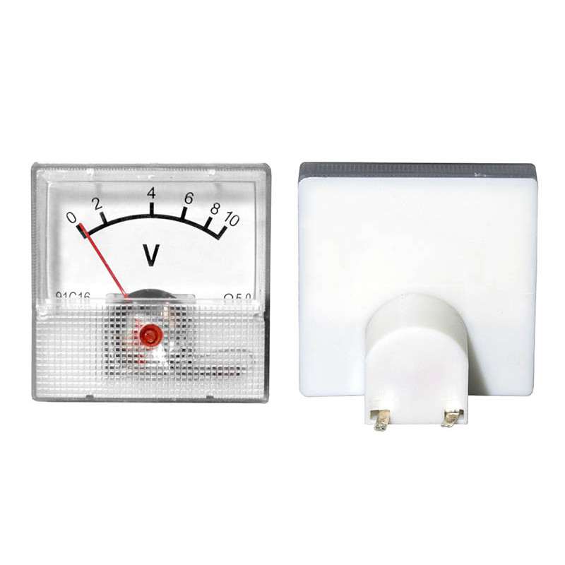 51-610- Analog voltmeter square mini 10v
