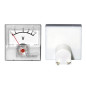 51-610- Analog voltmeter square mini 10v