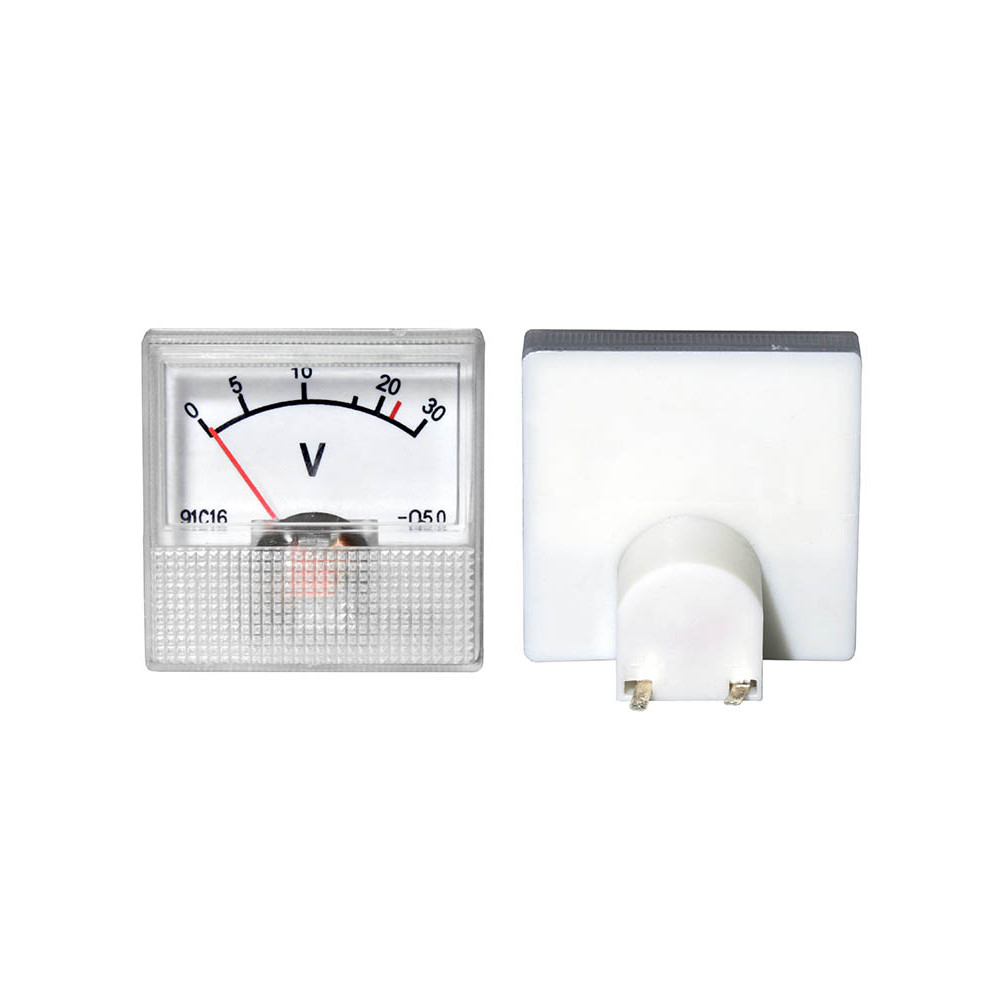 51-630- Analog voltmeter square mini 30V 51-630- Analog voltmeter square mini 30V