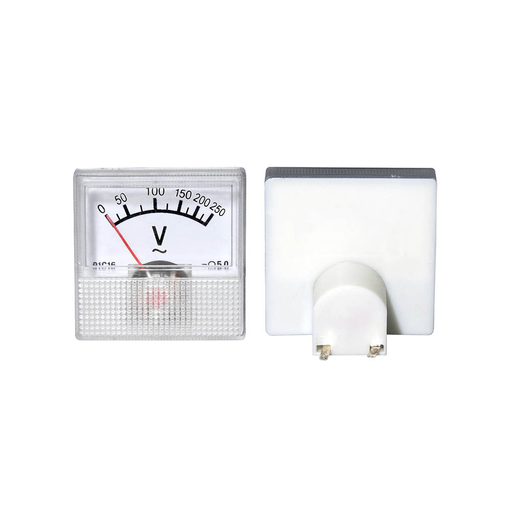 51-625- Analog voltmeter square mini 250V direct current 51-625- Analog voltmeter square mini 250V direct current