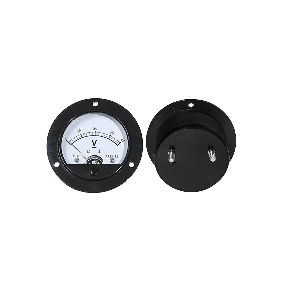 51-140- Analogt voltmeter rund 40V 51-140- Analogt voltmeter rund 40V