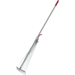 40090 Justerbara ståltrådsräfsor för gräs och löv 20-65 cm, Mega