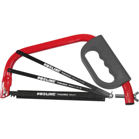 64433 Såg för trä och metall med kabel 300mm, 3 sågblad, Proline