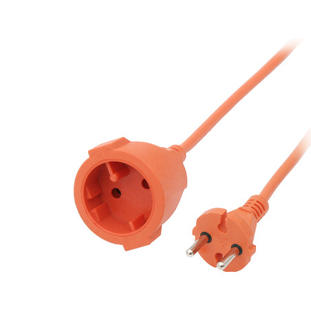 Förlängningssladd ps-160 1-uttag utan jordning 30m orange 2x1mm