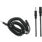 9690- Förlängningskabel jack 3,5 mm 3 m vriden