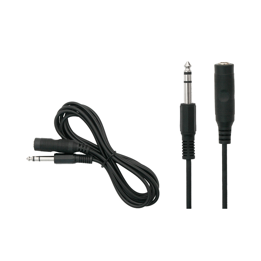 3837- Przedłużacz jack 6,3mm 3m prosty 3837- Przedłużacz jack 6,3mm 3m prosty