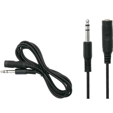 3837- Förlängningskabel jack 6,3mm 3m rak