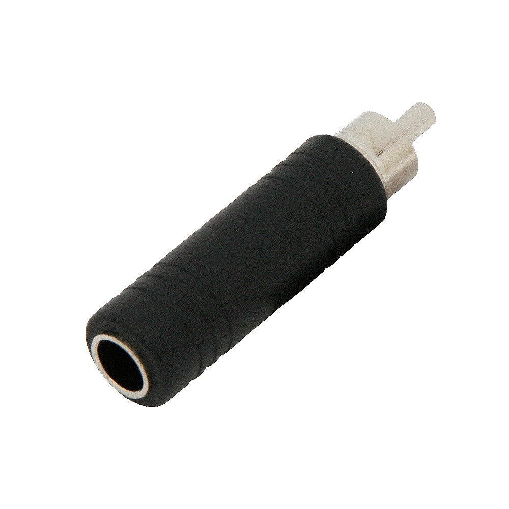 1381- Övergång: RCA-hane till 6,3 mm jackkontakt 1381- Övergång: RCA-hane till 6,3 mm jackkontakt