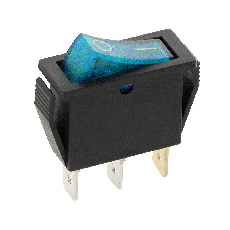 5581 - Strömbrytare mk111 blå 12v belyst