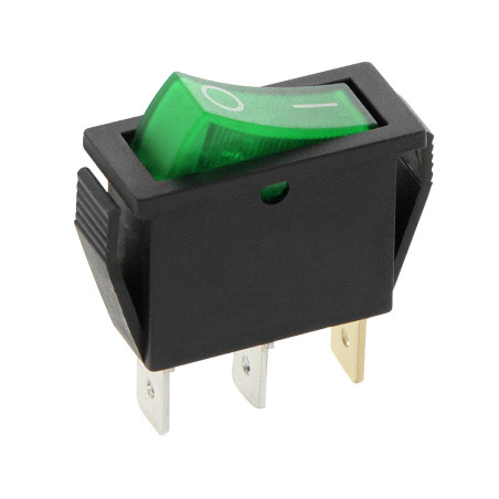 1329- Grön upplyst mk111-strömbrytare 12V