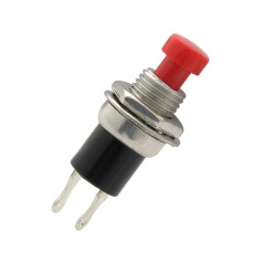 3951 - Rund röd plasttryckknappsbrytare