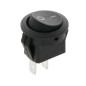 2922- Omkopplare mk101-8c on-off svart rund-2p
