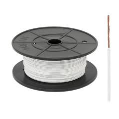 73-209- Ledning flry-b 0,50 vit